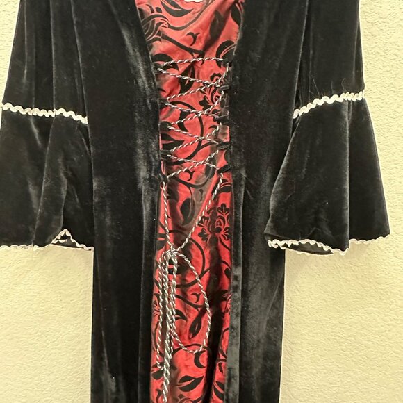 Victorian Choice Medieval Renaissance Festival Bell Sleeve Dress Womens sz Large - Picture 3 of 10